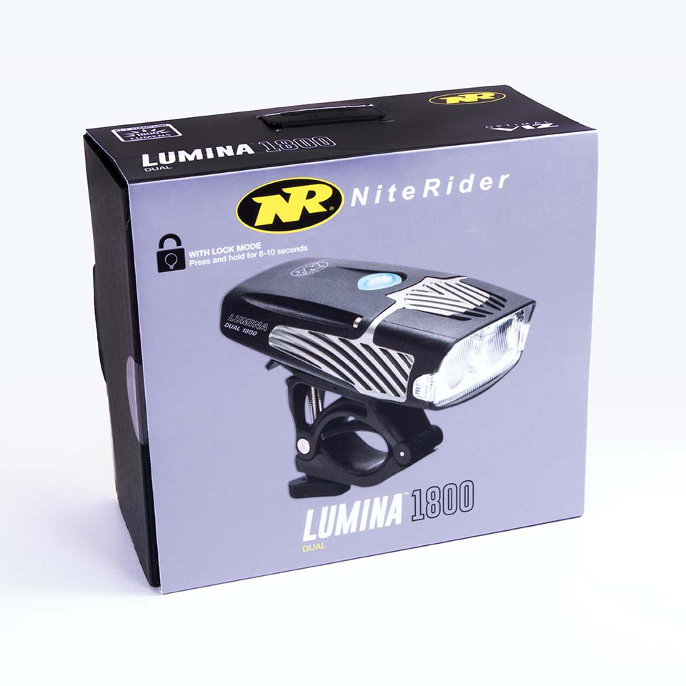 Lumina Dual 1800 Front Bike Light NiteRider Technical Lighting